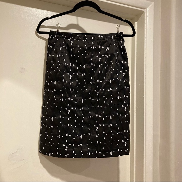 Jil Sander Textured Abstract Polka Dot Pencil Skirt Designer - Picture 2 of 13